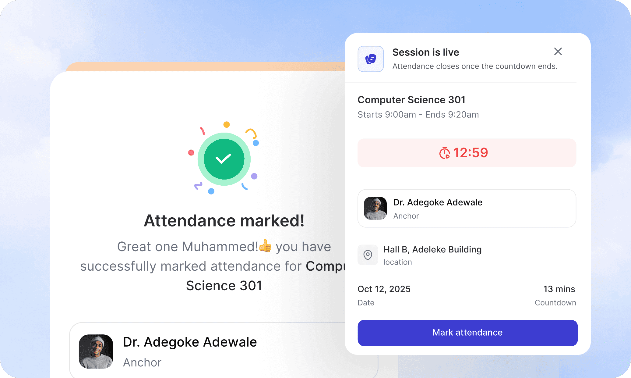 Smart Attendance Verification
